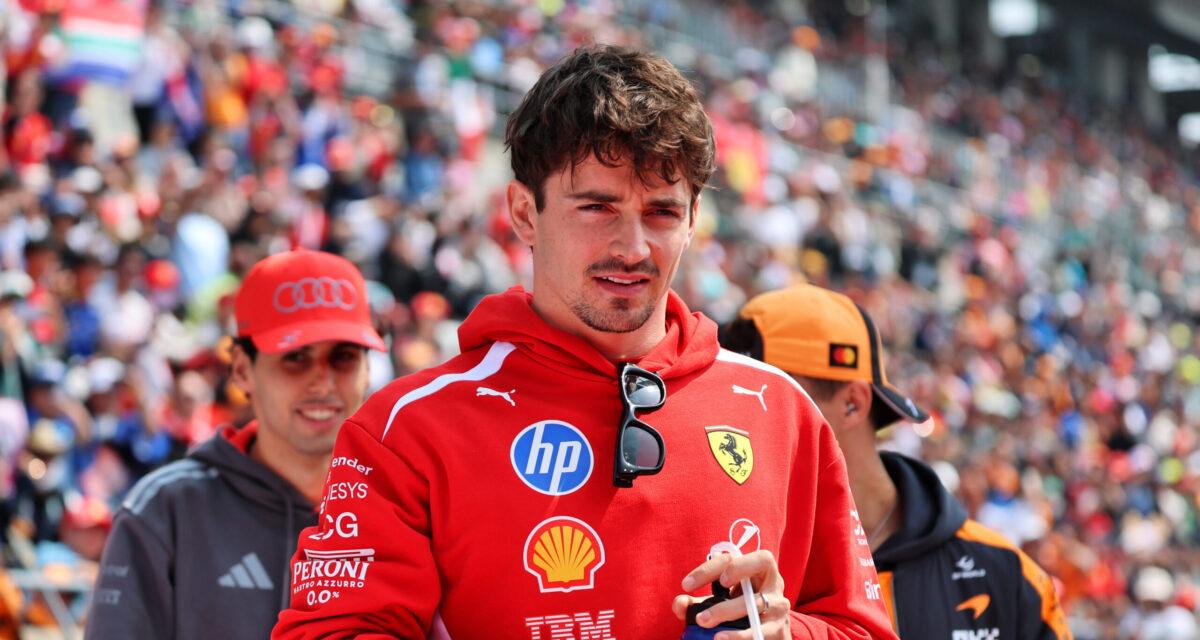 Charles Leclerc au volant de sa Ferrari SF-23 lors du Grand Prix du Japon à Suzuka