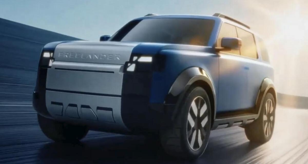 Nouveau SUV électrique Freelander chinois de Geely, successeur moderne sans badge Land Rover