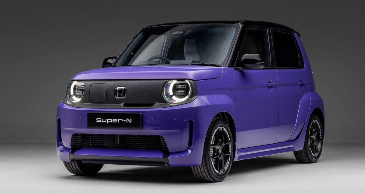 Honda Super-N, micro-citadine électrique compacte au design rétro-futuriste pour la ville