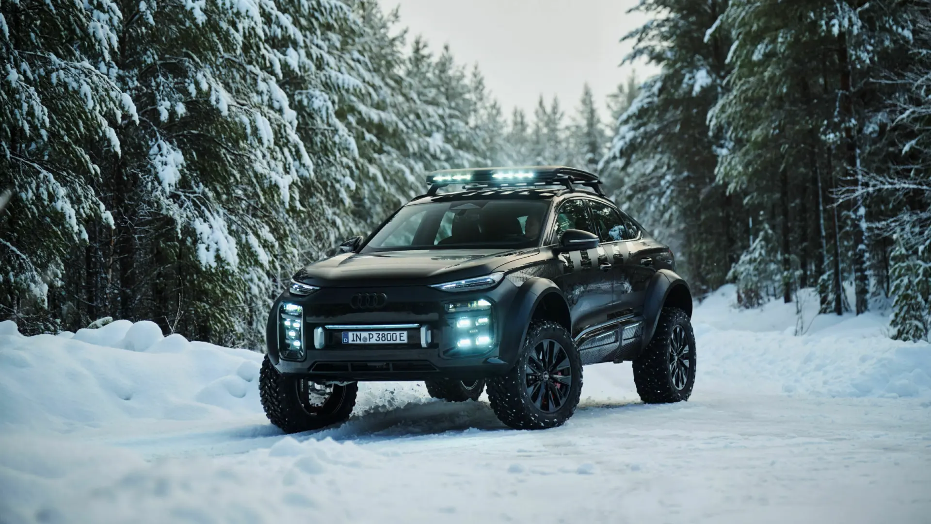 Gernot Döllner, PDG d'Audi, présentant la stratégie de SUV électrique tout-terrain pour le marché américain