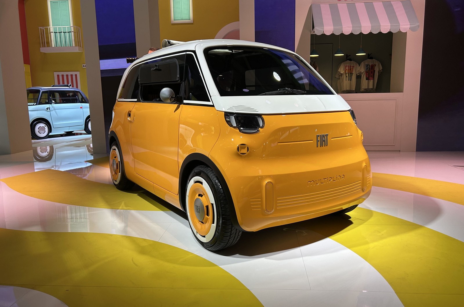 Fiat Multiplina 2028 : la microcar rétro à quatre places inspirée des années 50